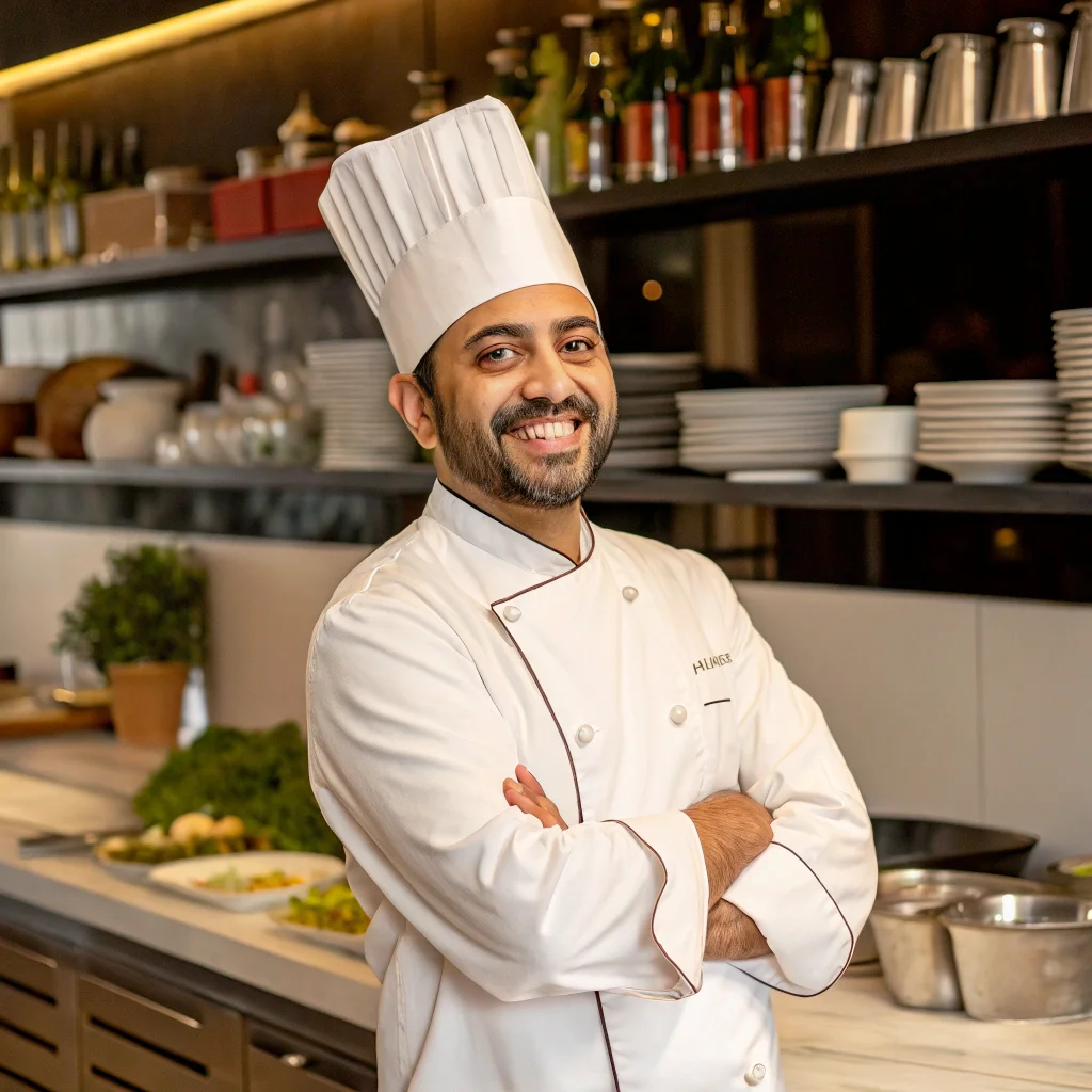 Pastry chef portrait